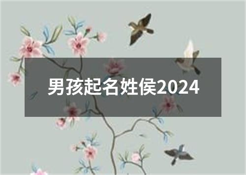 男孩起名姓侯2024