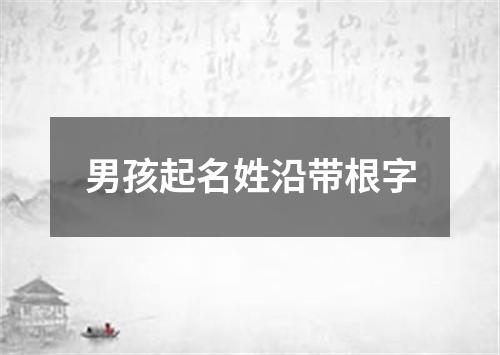 男孩起名姓沿带根字