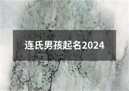 连氏男孩起名2024