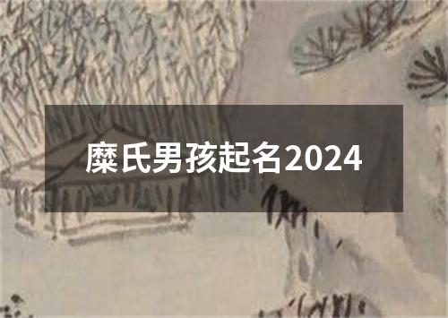 糜氏男孩起名2024