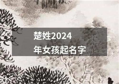 楚姓2024年女孩起名字