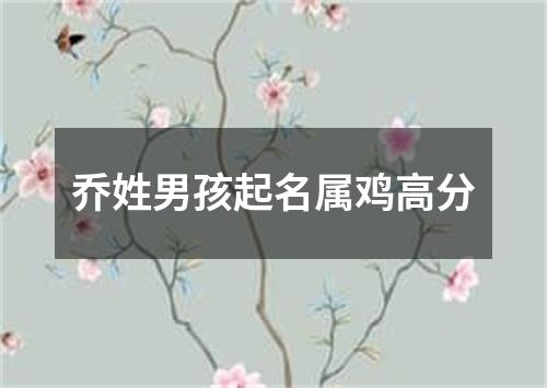 乔姓男孩起名属鸡高分