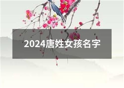 2024唐姓女孩名字