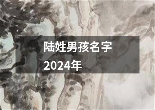 陆姓男孩名字2024年