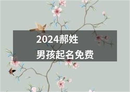 2024郝姓男孩起名免费