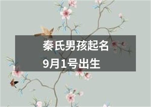 秦氏男孩起名9月1号出生