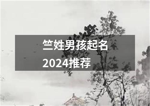 竺姓男孩起名2024推荐