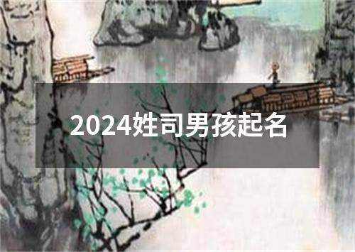 2024姓司男孩起名