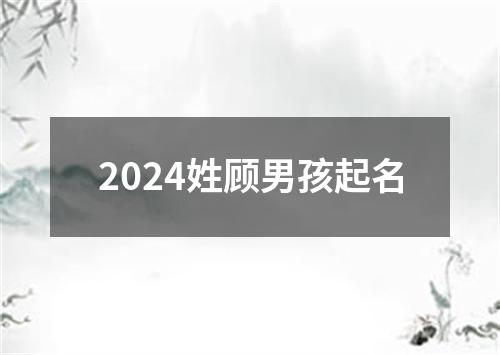 2024姓顾男孩起名