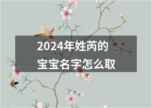 2024年姓芮的宝宝名字怎么取