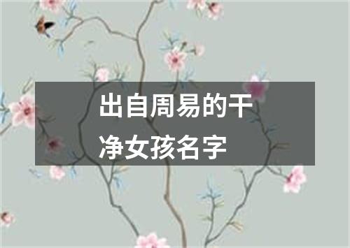 出自周易的干净女孩名字