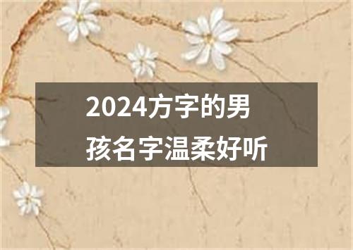 2024方字的男孩名字温柔好听