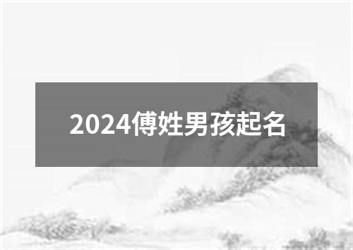 2024傅姓男孩起名