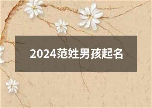 2024范姓男孩起名