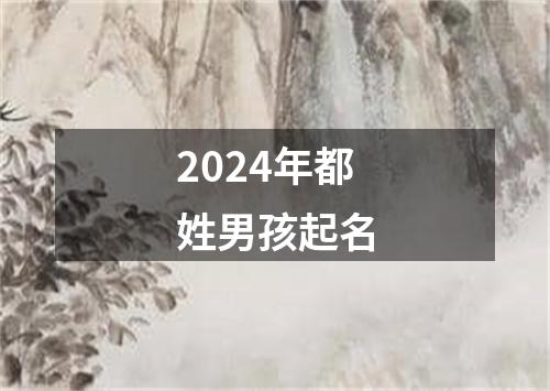 2024年都姓男孩起名