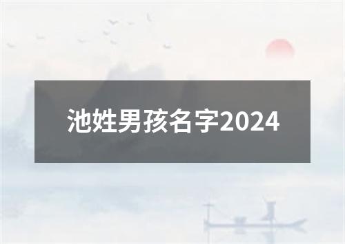 池姓男孩名字2024