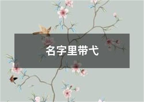 名字里带弋