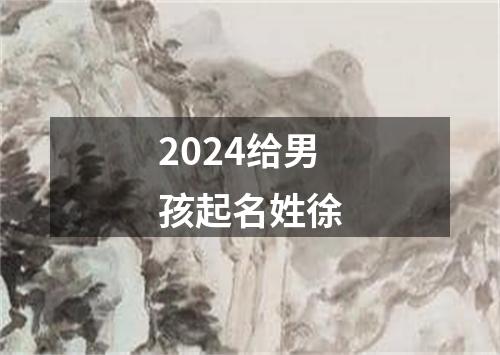 2024给男孩起名姓徐