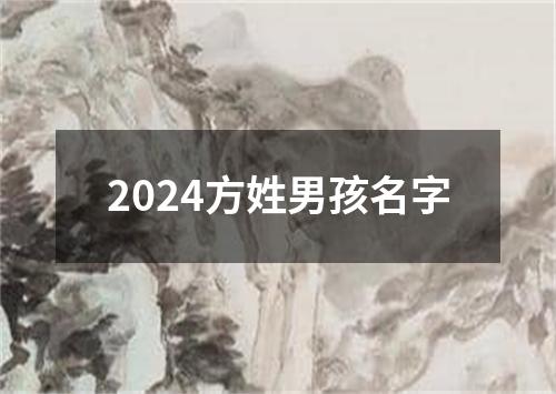 2024方姓男孩名字