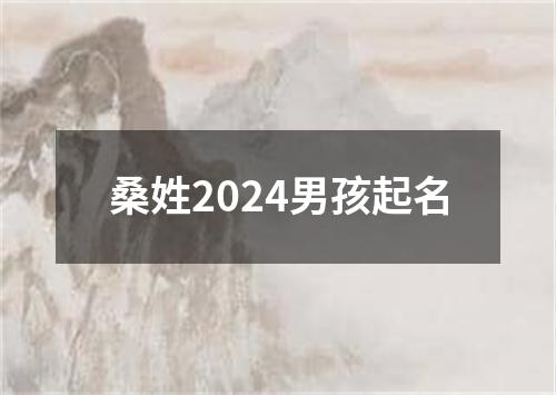 桑姓2024男孩起名