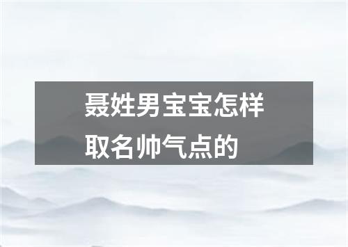 聂姓男宝宝怎样取名帅气点的