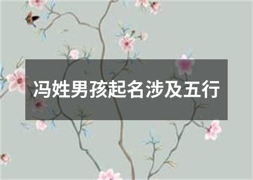 冯姓男孩起名涉及五行