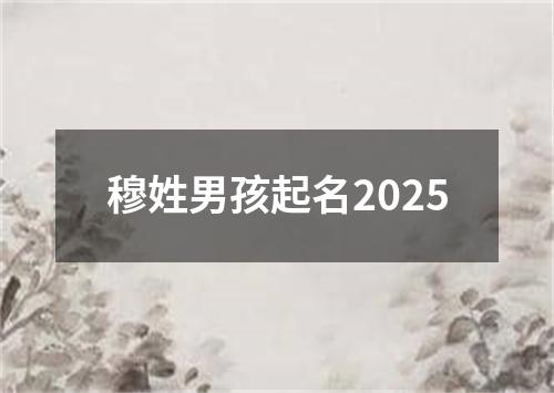 穆姓男孩起名2025