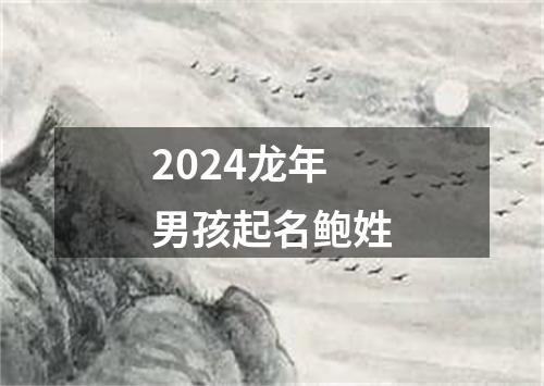 2024龙年男孩起名鲍姓