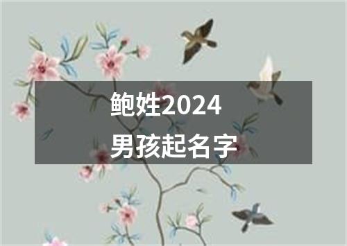 鲍姓2024男孩起名字