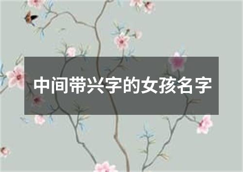 中间带兴字的女孩名字