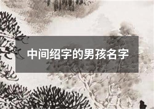 中间绍字的男孩名字