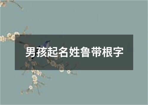 男孩起名姓鲁带根字