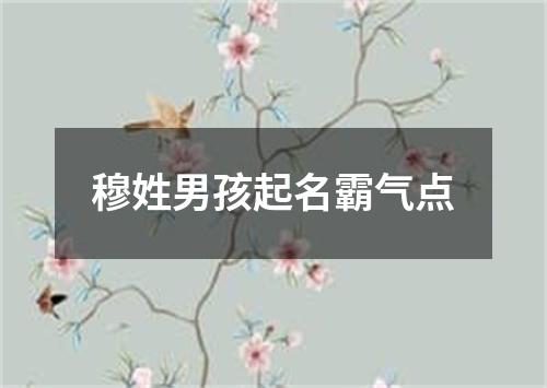 穆姓男孩起名霸气点