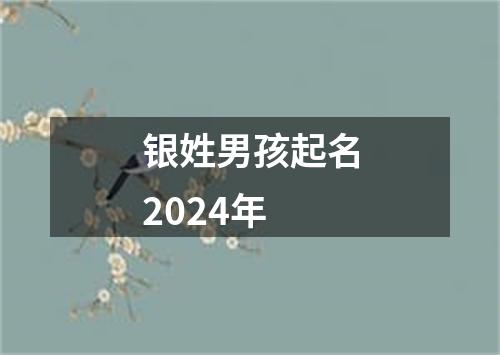 银姓男孩起名2024年