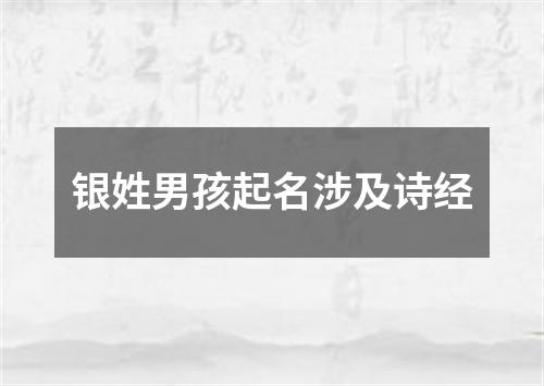 银姓男孩起名涉及诗经