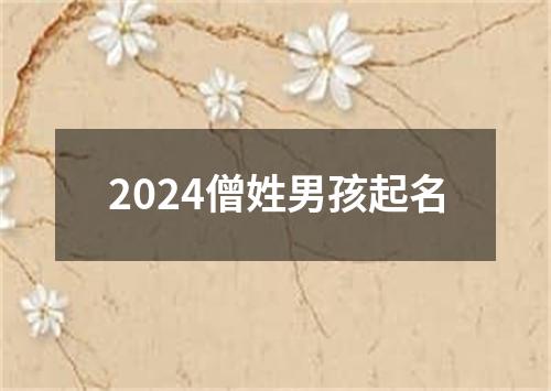 2024僧姓男孩起名