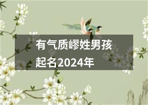 有气质嵺姓男孩起名2024年