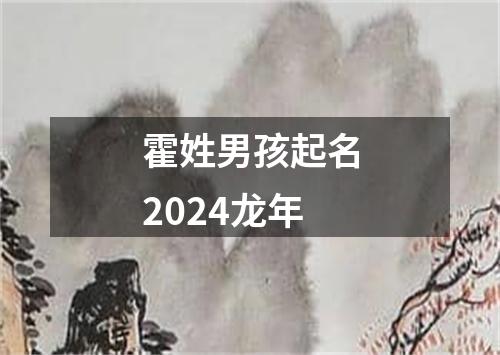 霍姓男孩起名2024龙年