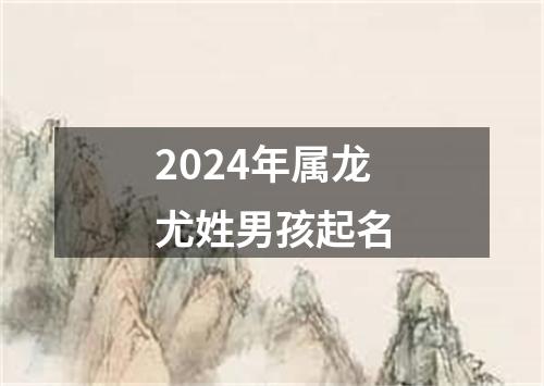 2024年属龙尤姓男孩起名