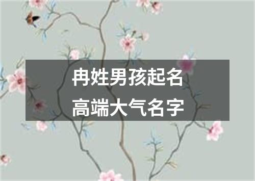 冉姓男孩起名高端大气名字