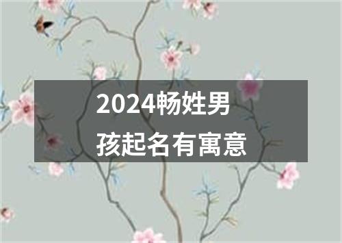 2024畅姓男孩起名有寓意