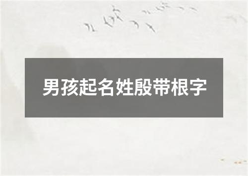 男孩起名姓殷带根字