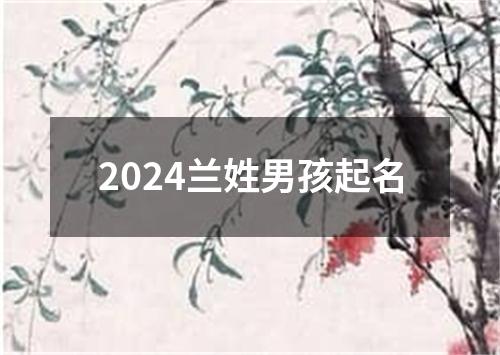 2024兰姓男孩起名