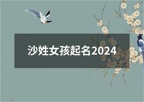 沙姓女孩起名2024