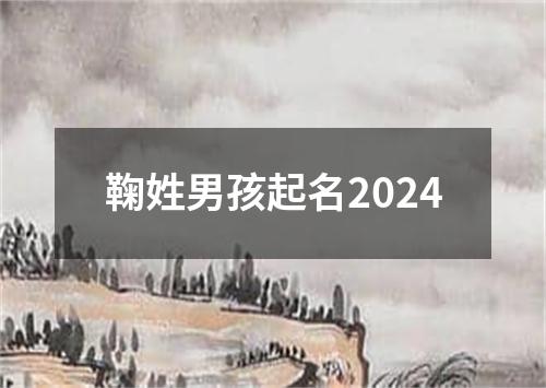 鞠姓男孩起名2024