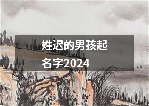 姓迟的男孩起名字2024