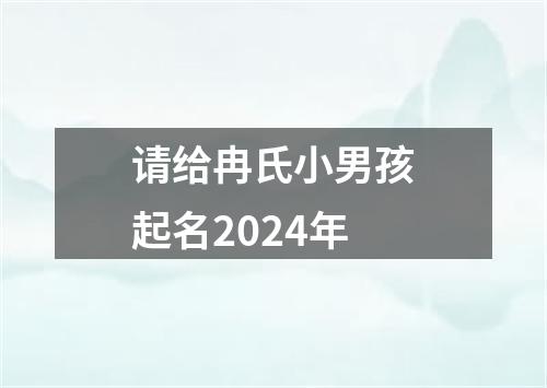 请给冉氏小男孩起名2024年