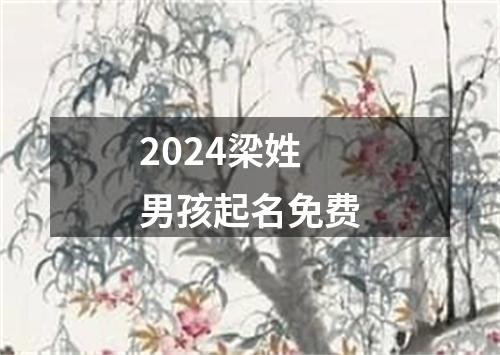 2024梁姓男孩起名免费