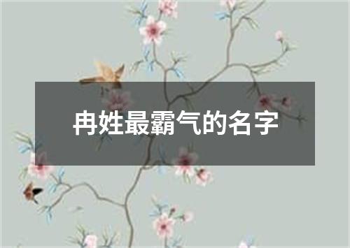 冉姓最霸气的名字