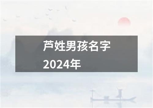 芦姓男孩名字2024年